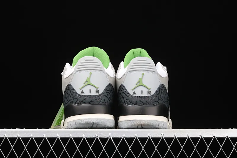 All categories Air Jordan Jordan series basketball shoes Air Jordan 3 Air Jordan 3 Retro "Chlorophyll" AJ3 Joe 3 Chlorophyll Gray Green Manuscript 136064-006